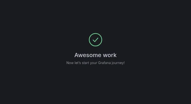 The confirmation screen